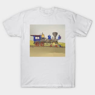 Train from Promontory Point National Historical Park in Utah T-Shirt